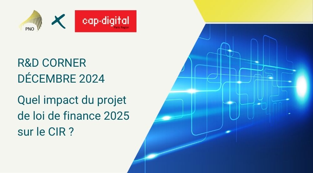 PNO x Cap Digital R&D Corner Décembre 2024