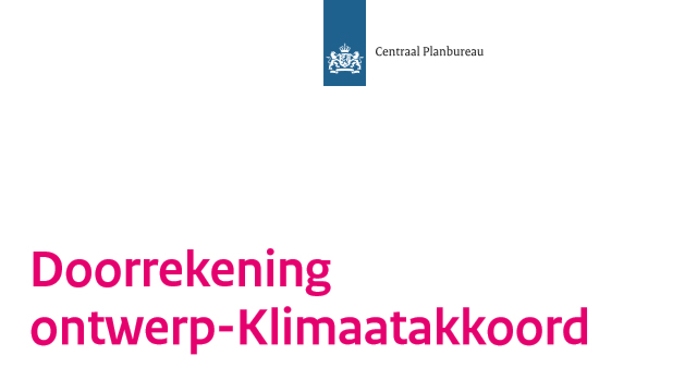 Doorrekening klimaatakkoord